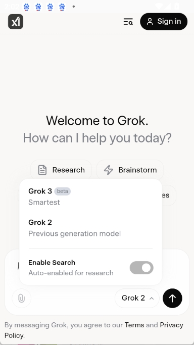 Grok 多轮对话示例